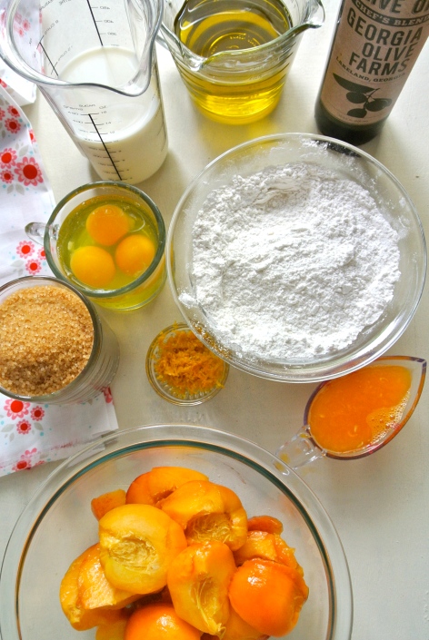 Peach Cake ingredients
